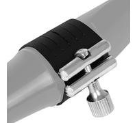 Saxofón Ligature Fastener, Pu Leather Alto Sax Ligadura, Saxofón Accessories, Compact Saxofón Profesional Clip Sujetador Pu Leather Alto Sax Ligature Sujetador para Mouthpiece