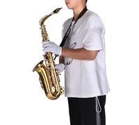 Saxofón, Mi Bemol 802 Teclas con Estuche de Transporte, Correa para el Cuello, Cepillo, Silenciador Saxofón Alto Saxofón Tenor para una Sola Interpretación, Conjunto, Fiesta o