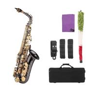 Saxofón Mib Mi Bemol Alto Saxofón Cuerpo De Latón Niquelado Con Instrumentos Musicales Saxofón profesional Saxofón