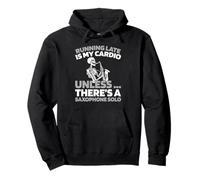 Saxofón Músicos Instrumento Música - Jazz Saxofonista Sudadera con Capucha