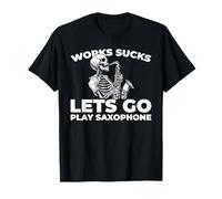 Saxofón - Músicos Jazz Instrumento Música Saxofonista Camiseta