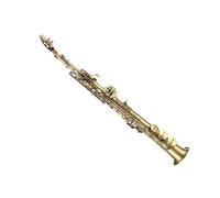 saxofón principiante Tubo Recto B Saxofón Tallado Juego Profesional Saxofón De Latón Conjunto De Instrumentos De Viento Accesorios
