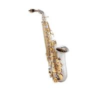 Saxofón Profesional Amantes De La Música Principiante Saxofón Alto Llave Dorada Niquelada Saxofón Profesional Con Estuche Y Accesorios