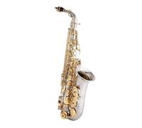Saxofón Profesional Amantes De La Música Saxofón Alto Llave Dorada Niquelada Saxofón Profesional Con Estuche Y Accesorios Fácil De Tocar