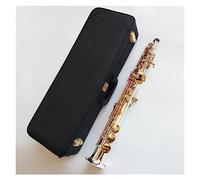 Saxofón Profesional Bb De Tono Alto, Estructura Uno A Uno, Saxofón Dividido De Tubo Recto Chapado En Cobre Blanco Plateado Saxofón para estudiantes