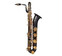 Saxofón Profesional Conjunto De Saxofón Barítono Eb Saxofón Profesional Plano Con Caja De Tela Piezas De Saxofón Accesorios Instrumento De Viento De Madera(Black)