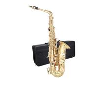 Saxofón Profesional Kit Para Principiantes De Saxofón Alto Laca Dorada Artistas Profesionales Principiantes Y Adultos Con Accesorios Para Instrumentos(Gold)
