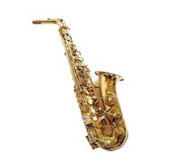 Saxófon Profesional Para Amantes De La Música Saxofón Alto Gold Key Saxofón Profesional Con Estuche Y Accesorios(A)