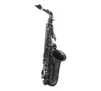 Saxofón Profesional Saxofón Alto Con Tono Mi Bemol Saxofón Con Llave De Latón Y Correa De Caja Piezas De Caña Niquelado Negro/dorado(A)
