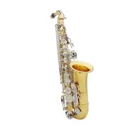 Saxofón Profesional Saxofón Alto Dorado Y Plateado Instrumento De Latón Eb Saxofón De Rendimiento Con Caja Cepillo De Tela Accesorio De Correa De Lengüeta