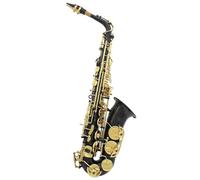 Saxofón Profesional Saxofón Alto Eb Cuerpo De Latón Teclas Talladas Saxofón Con Guante De Caña Tela Para Frotar La Espalda(A)