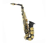 Saxofón Profesional Saxofón Alto Eb E Plano Latón Lacado Oro Negro Saxofón Con Estuche Guantes Tela Viento De Madera Accesorios Para Instrumentos Musicales