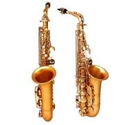 Saxofón Profesional Saxofón Alto Eb Latón Esmerilado Oro E Plano Alto Instrumento De Viento De Madera Saxfon Con Estuche Accesorios De Lengüetas