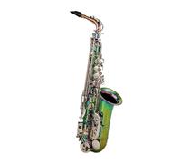 Saxofón Profesional Saxofón Alto Eb Tune Instrumento Musical De Laca De Color Deslumbrante De Latón Saxofón E-plano Con Estuche Accesorios Profesionales(A)