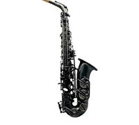 Saxofón Profesional Saxofón Alto Eb Tune Instrumento Profesional Niquelado Negro Con Estuche Saxofón Profesional(A)