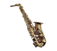 Saxofón Profesional Saxofón Alto Eb Tune Profesional Instrumento Musical Plano Saxofón Lacado En Latón Dorado Con Estuche Y Accesorios(C)
