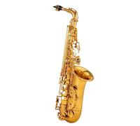 Saxofón Profesional Saxofón Alto Mi Bemol Latón Chapado En Oro Principiantes Y Adultos Instrumento Musical Profesional Con Estuche(B)