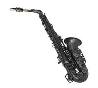 Saxofón Profesional Saxofón Alto Profesional Conjunto De Saxofón Esmerilado Con Cuerpo De Tubo De Latón En Tono E Plano Con Funda Correa Guante Y Tela(A)