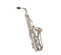 Saxofón Profesional Saxofón Alto Profesional Para Principiantes Saxofón Alto Dorado Con Accesorios Para Instrumentos(Silver)