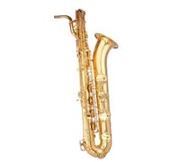 Saxofón Profesional Saxofón Bajo E-plano Saxofón Niquelado Negro De Latón Instrumento Para Principiantes Con Accesorios Para Instrumentos(C)