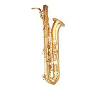 Saxofón Profesional Saxofón Barítono Mi Bemol Latón Negro Niquelado Saxofón Instrumentos Musicales Con Embalaje De Instrumentos Y Accesorios(B)
