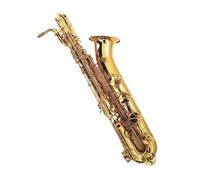Saxofón Profesional Saxofón Barítono Profesional Con Acabado Lacado Dorado Tono La Bajo