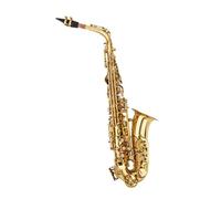Saxofón Profesional Saxofón Profesional Para Principiantes Alto E Plano Lacado En Oro Con Aspecto Hermoso Y Tallado