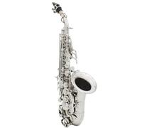Saxofón Profesional Saxofón Soprano Bb Flat Para Principiantes Juego Completo Con Estuche Correa Caña Rendimiento De Práctica Profesional(F)