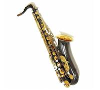 Saxofón Profesional Saxofón Tenor B Instrumento Profesional Niquelado De Latón Plano Con Caja Accesorios Para Instrumentos(C)