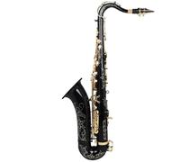 Saxofón Profesional Saxofón Tenor Oro Rosa/negro Llave De Oro Saxofón Latón Lacado Dorado Si Bemol Con Estuche Accesorios De Lengüeta De Tela(Black Gold Key)