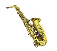 Saxofón Saxofón Alto Eb Tune, Instrumento Musical De Latón, Superficie Lacada En Oro, Saxofón E-plano Con Estuche, Accesorios (Color : Cloth bag)