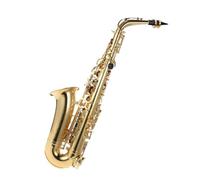 Saxofón Saxofón Alto Mib Latón Lacado Oro Mi Bemol Saxofón Instrumento De Viento De Madera Con Estuche