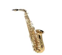 Saxofón Saxofón Alto Mib Latón Lacado Oro Mi Bemol Saxofón Instrumento De Viento De Madera En Stock Con Accesorios (Color : B Gold Eb)