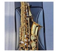 Saxofón Saxofón Alto Uno A Uno, Instrumento De Viento De Madera De Latón Dorado Lacado, Boquilla De Jazz Sax Alto (Color : Leather bag)