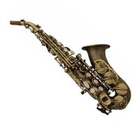 Saxofón Saxofón B-flat De Bronce Verde, Cuerpo De Latón, Saxofón Pequeño De Tono Alto, Instrumento De Viento De Madera