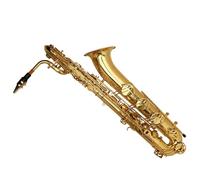 Saxofón Saxofón Barítono En Mi Bemol Tocando Profesionalmente El Saxofón De Latón Lacado (Color : Phosphor bronze tube)