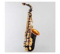Saxofón Saxofón Eb Alto Único Mate Negro/Rojo/Azul/Púrpura Plateado Superficie Tallada E Instrumento De Saxofón Plano Con Estuche (Color : 01)