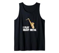 Saxofón Saxofón Músico Amante de la música Profesor de Jazz Ju Camiseta sin Mangas