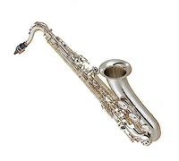 Saxofón Saxofón Tenor Bb Tune Instrumento De Viento De Madera Chapado En Plata Con Estuche De Transporte Y Guantes