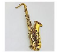 Saxofón Saxofón Tenor Bb Tune Latón Lacado Oro Profesional Viento De Madera Con Estuche Accesorios Para Boquilla