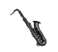 Saxófon Saxofón Tenor Profesional Para Principiantes Instrumento De Viento De Madera Si Bemol Todo Níquel Negro