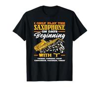 Saxofón Saxofonista Solo Banda Practica Música Solista Camiseta