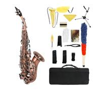 Saxofón Saxophone Antiguo Rojo, Instrumento De Viento De Madera Con Llave Bb, Accesorios Para Saxofón