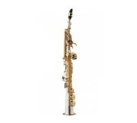 Saxofón Saxophone Con Placa Plateada, Llave Dorada BB, Instrumento De Saxofón Saxophone De Cobre Blanco Con Estuche (Color : 02)