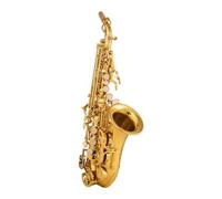 Saxofón Saxophone Curvo Electroforesis En Si Bemol Oro Saxo Profesional Saxofón Saxophone (Color : 01)