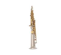 Saxofón Saxophone Llave Dorada Plateada Con Estuche Boquilla Saxofón Saxophone (Color : 01)