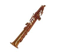 Saxofón Saxophone Recto De Latón Bb B Instrumento De Viento De Madera Plano Patrón Tallado