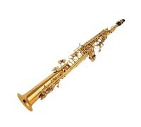 Saxofón Saxophone Recto De Latón Bb B Saxofón Plano Instrumento De Viento De Madera Patrón Tallado