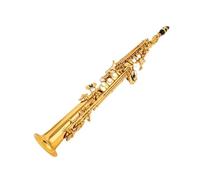 Saxofón Saxophone Recto De Latón Bb B Saxofón Plano Instrumento De Viento De Madera Patrón Tallado
