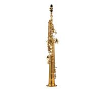 Saxofón Saxophone Recto De Latón Bb B Saxofón Plano Instrumento De Viento De Madera Patrón Tallado